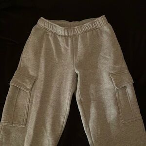 Aritzia Cozy Mega Swearfleece Cargo Size 2X 'Heather Chrome'